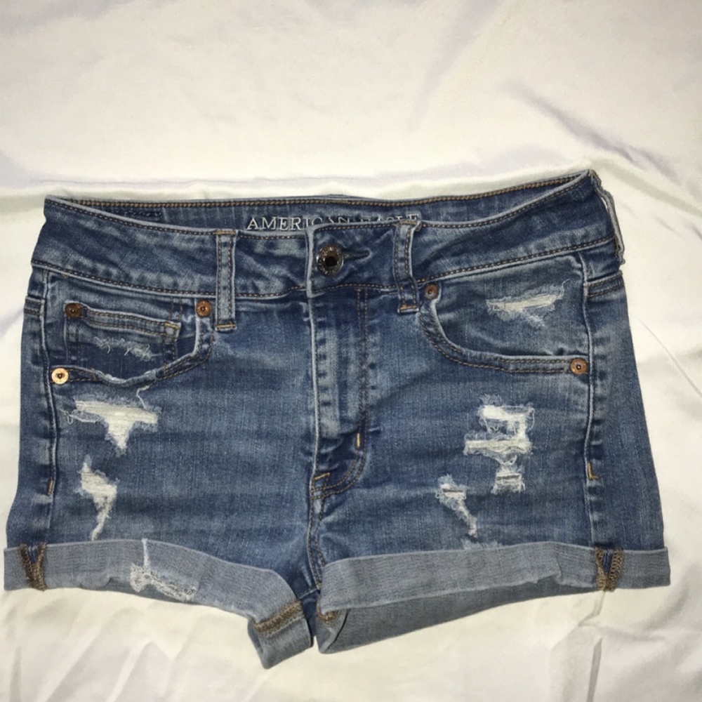 American Eagle jean shorts size 4 (super stretch)